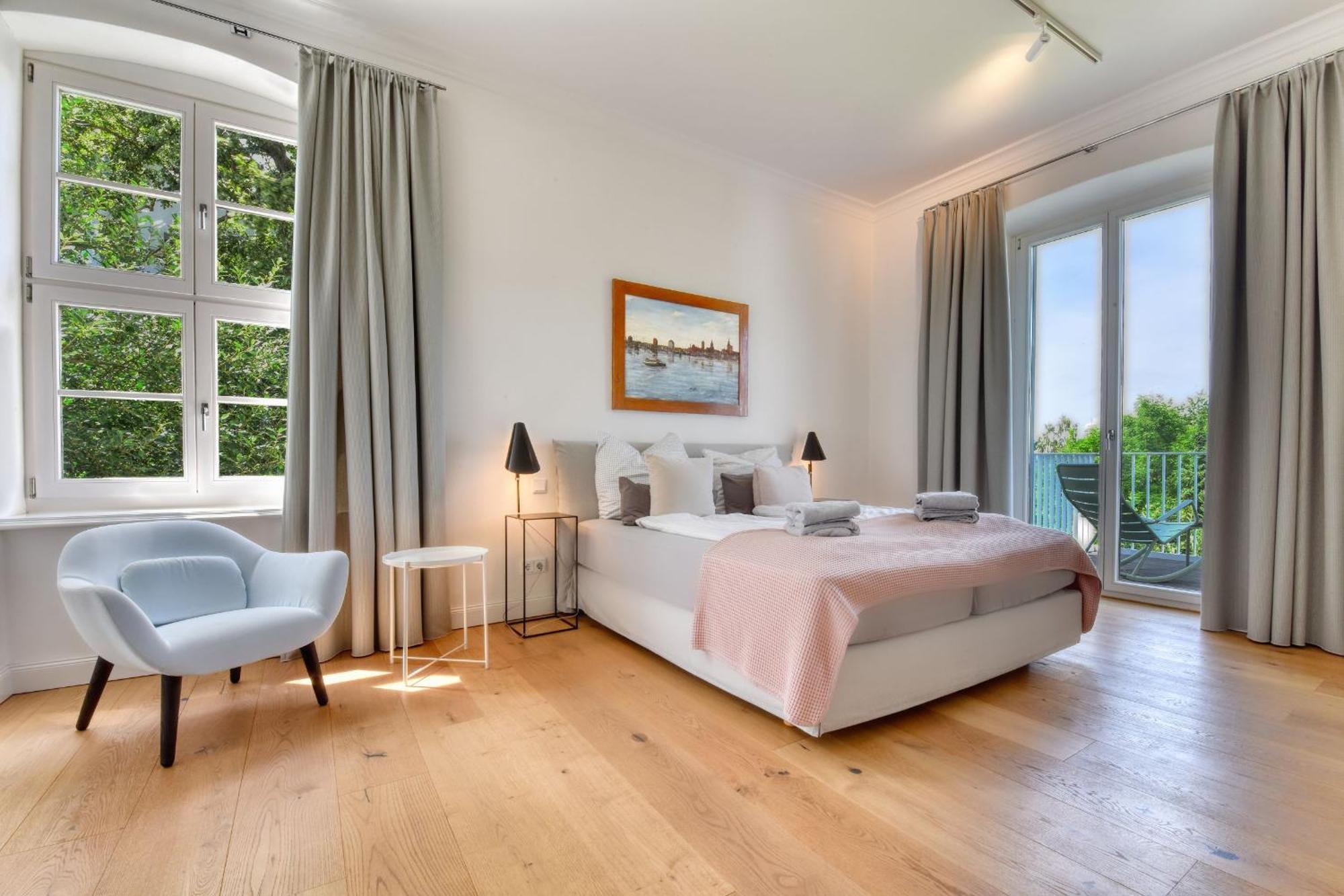Ferienwohnung Fuerst Malte Loft I Design & Pool 푸트버스 외부 사진
